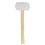 جاكوش مطاط أبيض بيد خشب