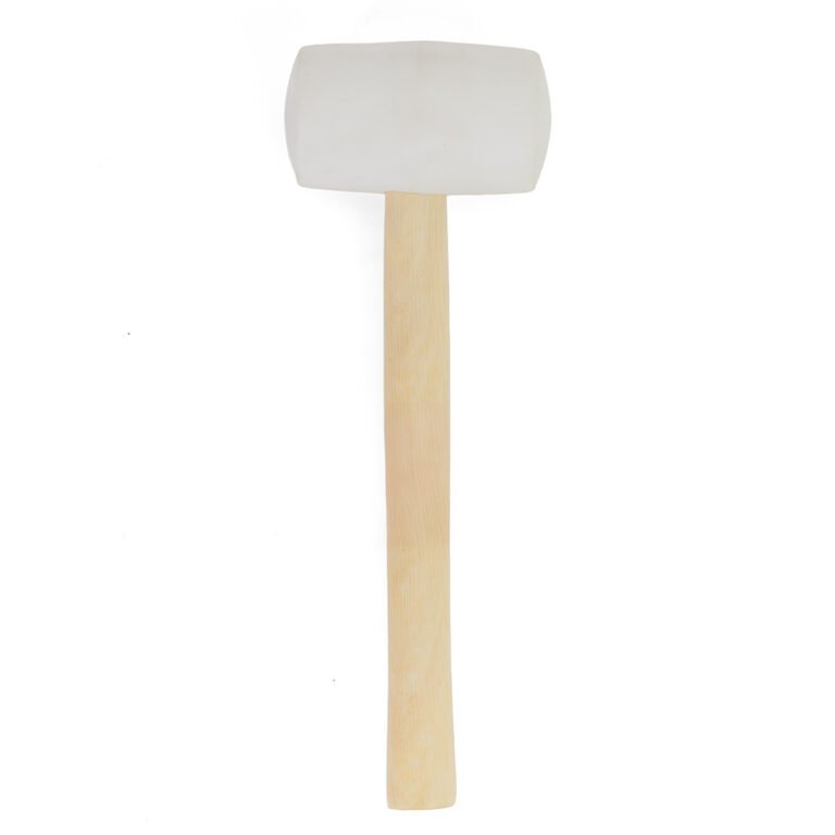 جاكوش مطاط أبيض بيد خشب