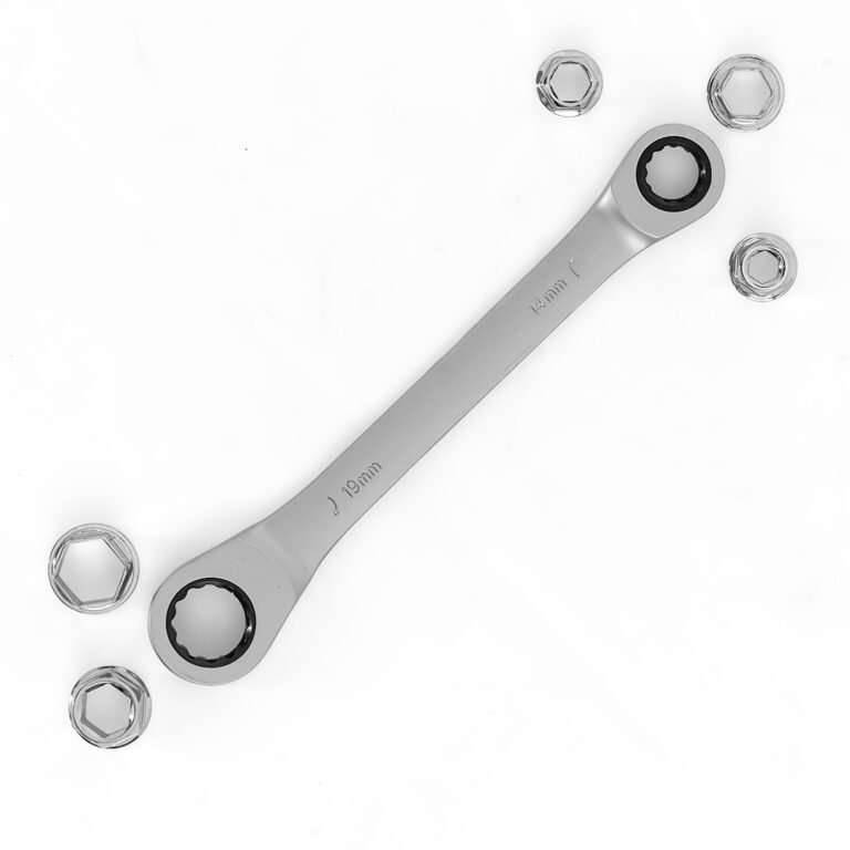 طقم مفتاح أتوماتيك ثابت مع رؤوس من 8 إﱃ 19 ملم