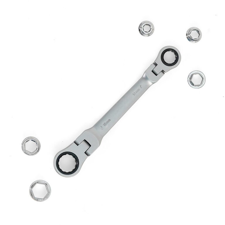 طقم مفتاح أتوماتيك متحرك مع رؤوس من 8 إﱃ 19 ملم