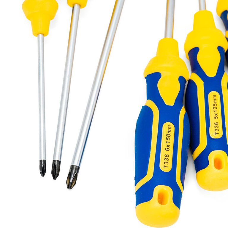 Screwdriver Set – Rubber Handle – 6 PCS