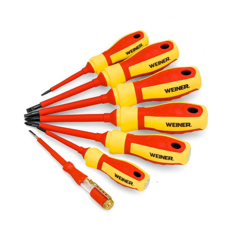 طقم مفك براغي معزول، ٧ قطع